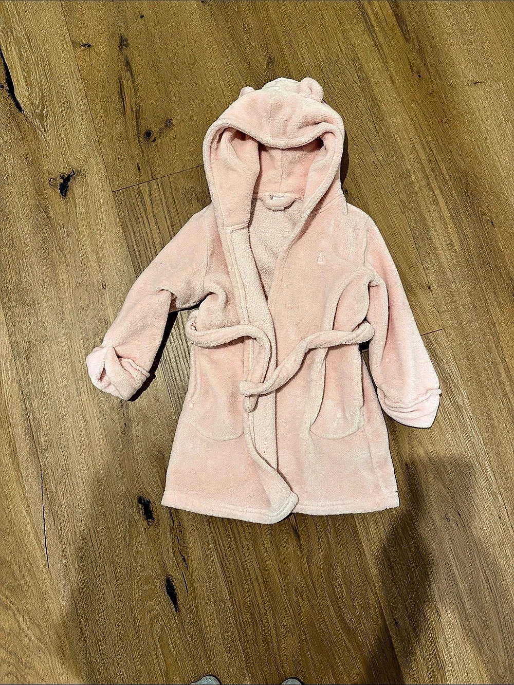 baby GAP Pink Hooded Robe Girls 3 Years